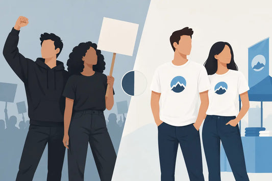 Protest Apparel Versus Campaign Apparel Compared