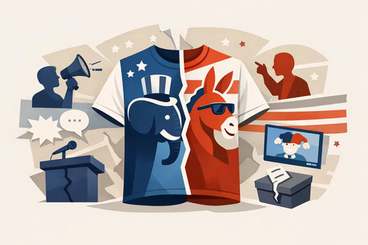 Why political satire t shirts still hit hard