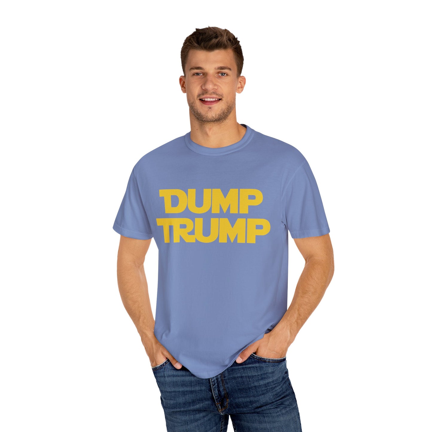 The Force to Dump Trump Unisex Garment-Dyed T-shirt