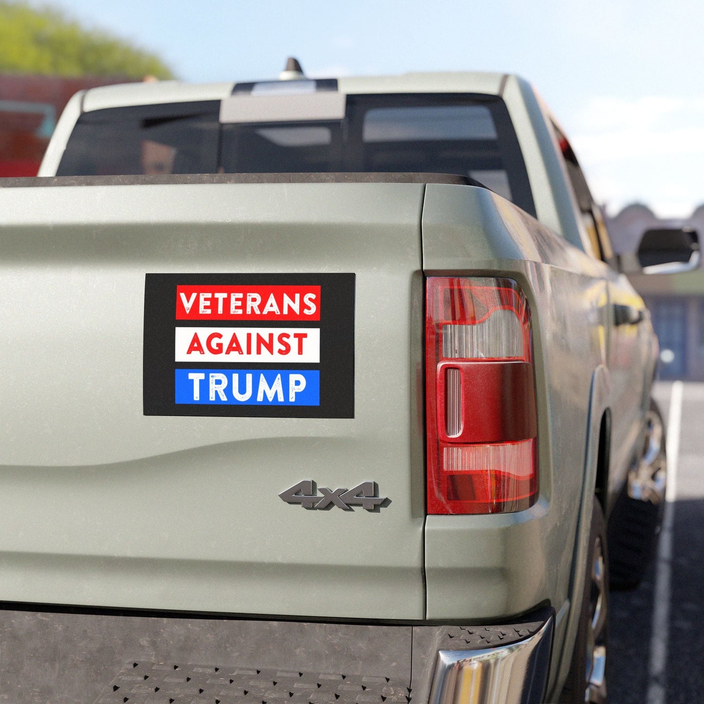 Veterans Against Trump Car Magnet