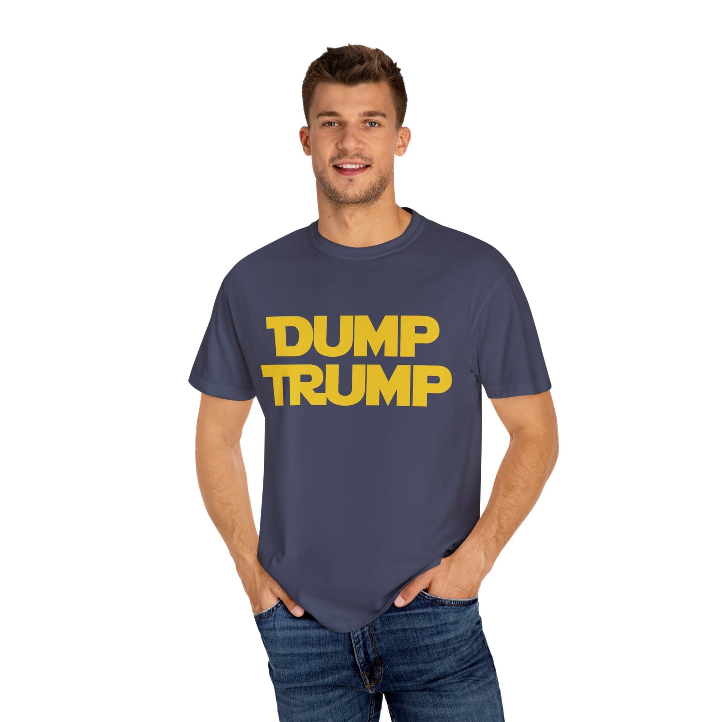 The Force to Dump Trump Unisex Garment-Dyed T-shirt