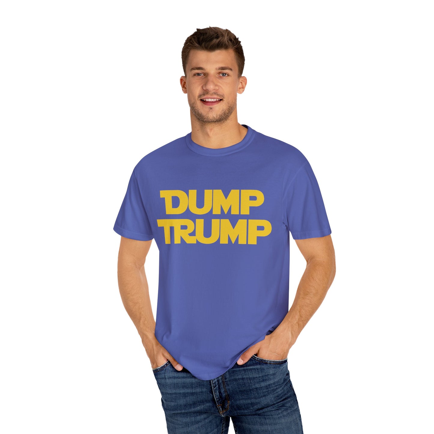 The Force to Dump Trump Unisex Garment-Dyed T-shirt