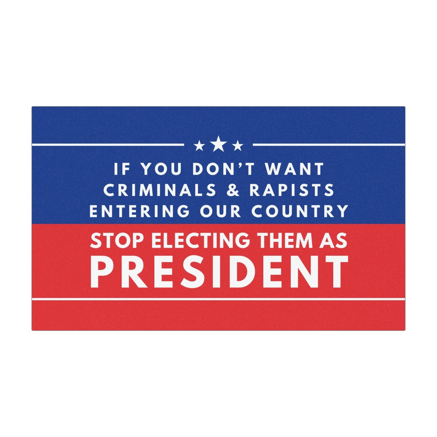 Anti-Trump Car Magnet