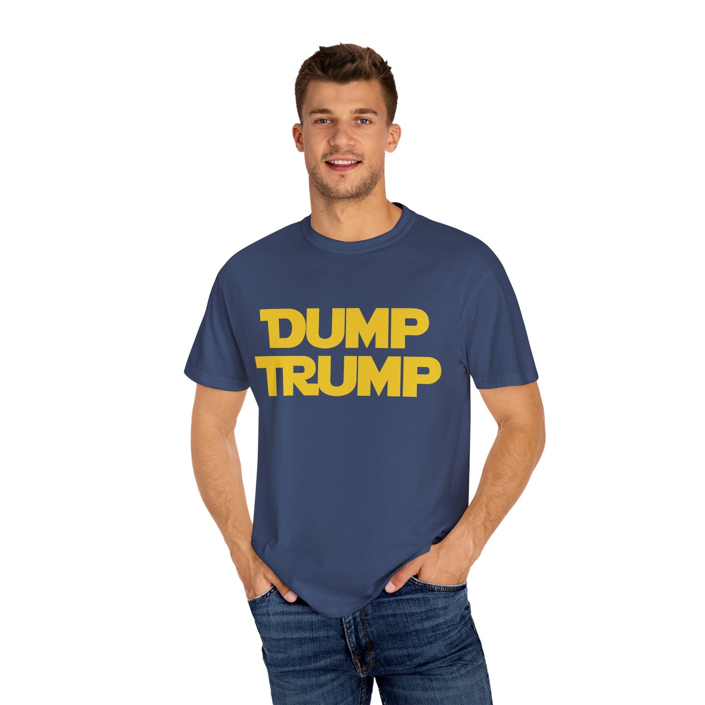 The Force to Dump Trump Unisex Garment-Dyed T-shirt