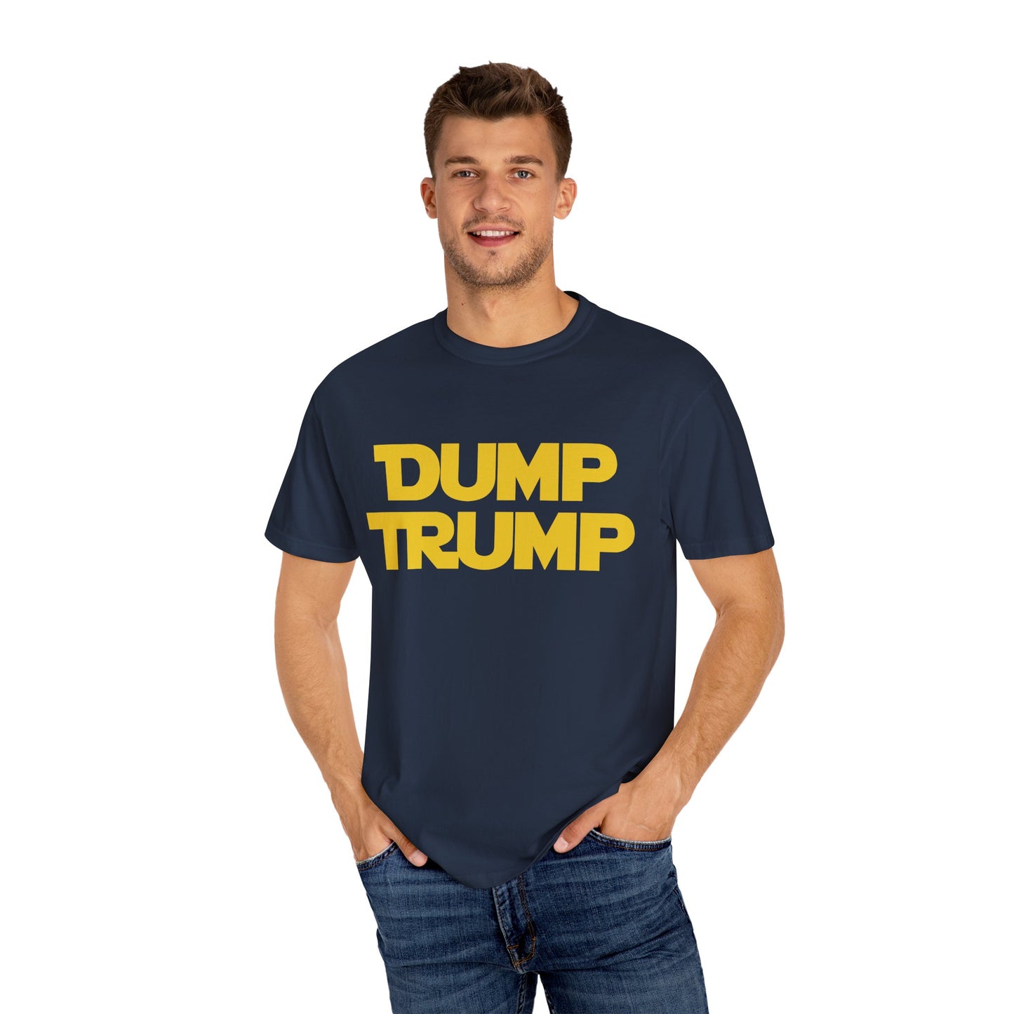 The Force to Dump Trump Unisex Garment-Dyed T-shirt