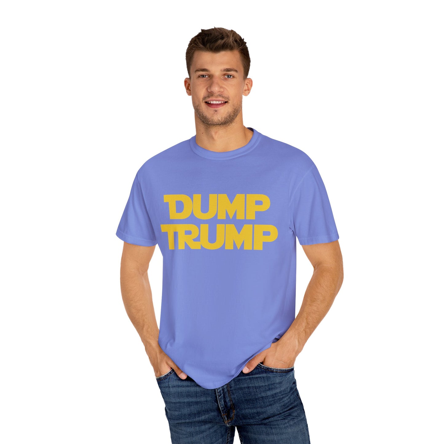 The Force to Dump Trump Unisex Garment-Dyed T-shirt