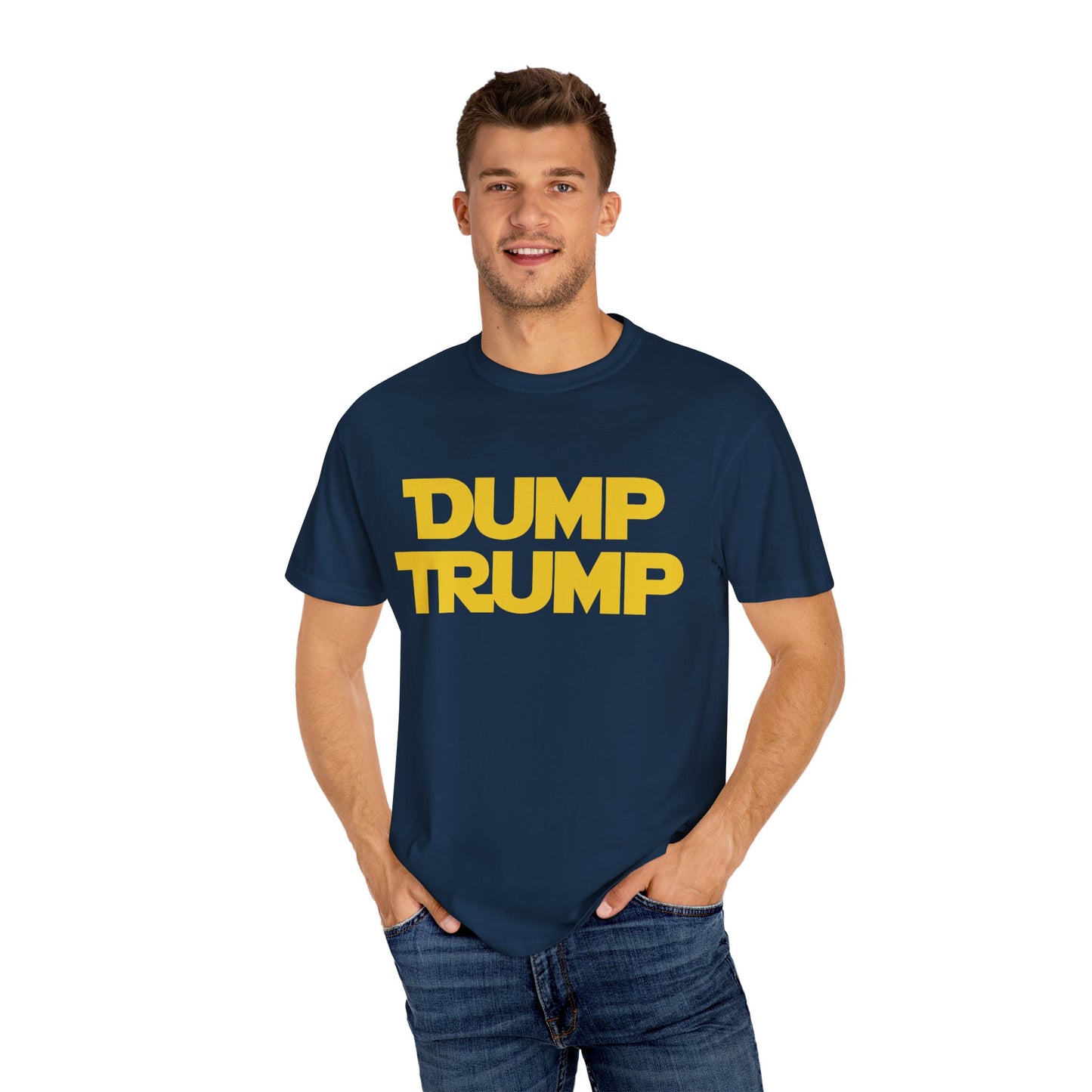 The Force to Dump Trump Unisex Garment-Dyed T-shirt