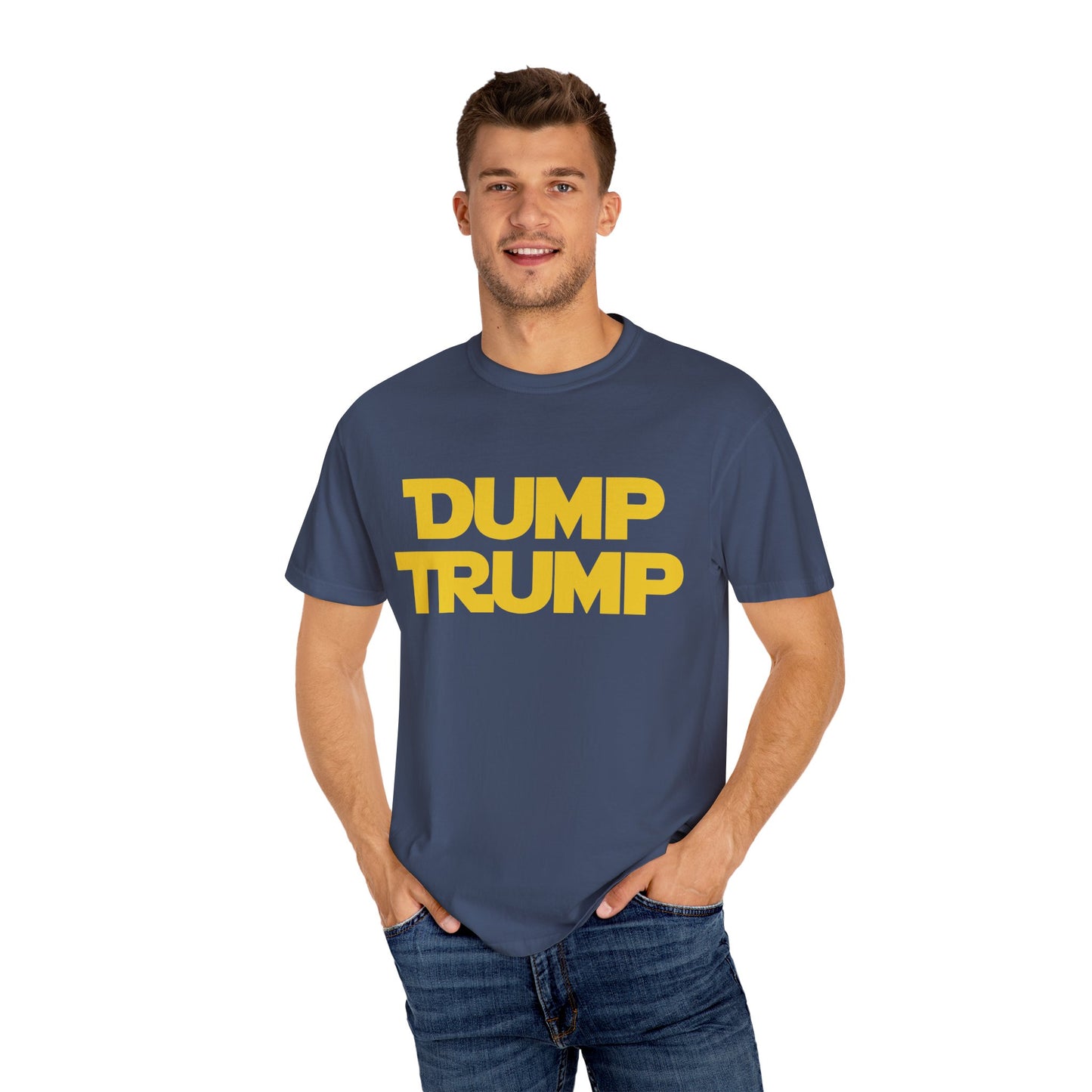 The Force to Dump Trump Unisex Garment-Dyed T-shirt