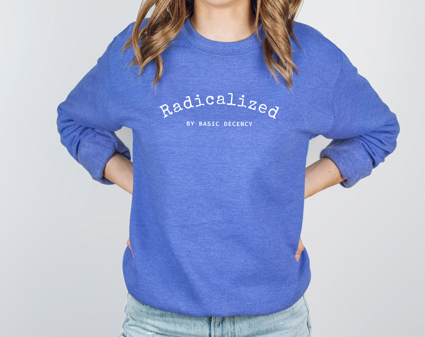 Radicalized by Basic Decency Sweatshirt
