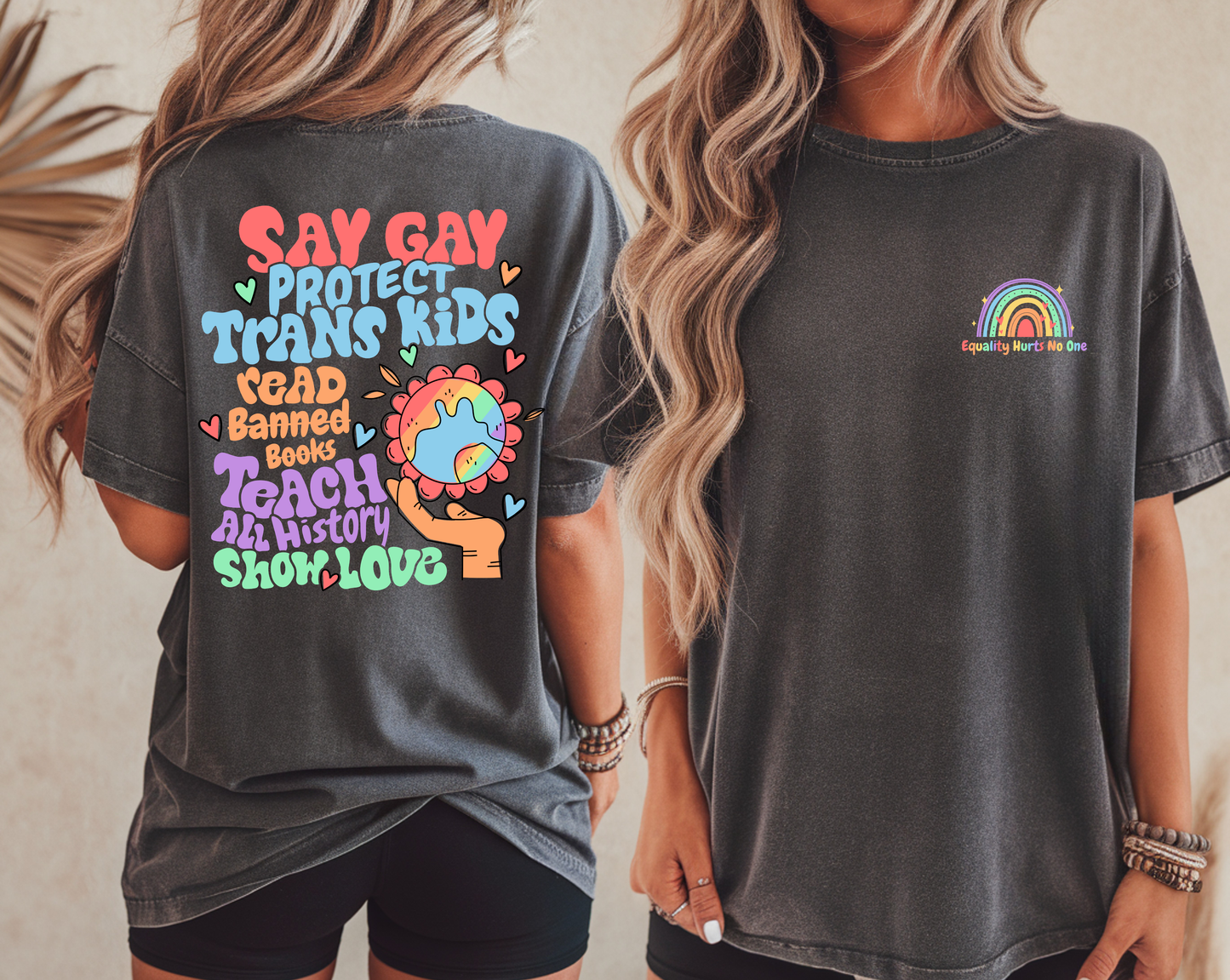 Equality Hurts No One Shirt | LGBTQ Pride Activist Tee